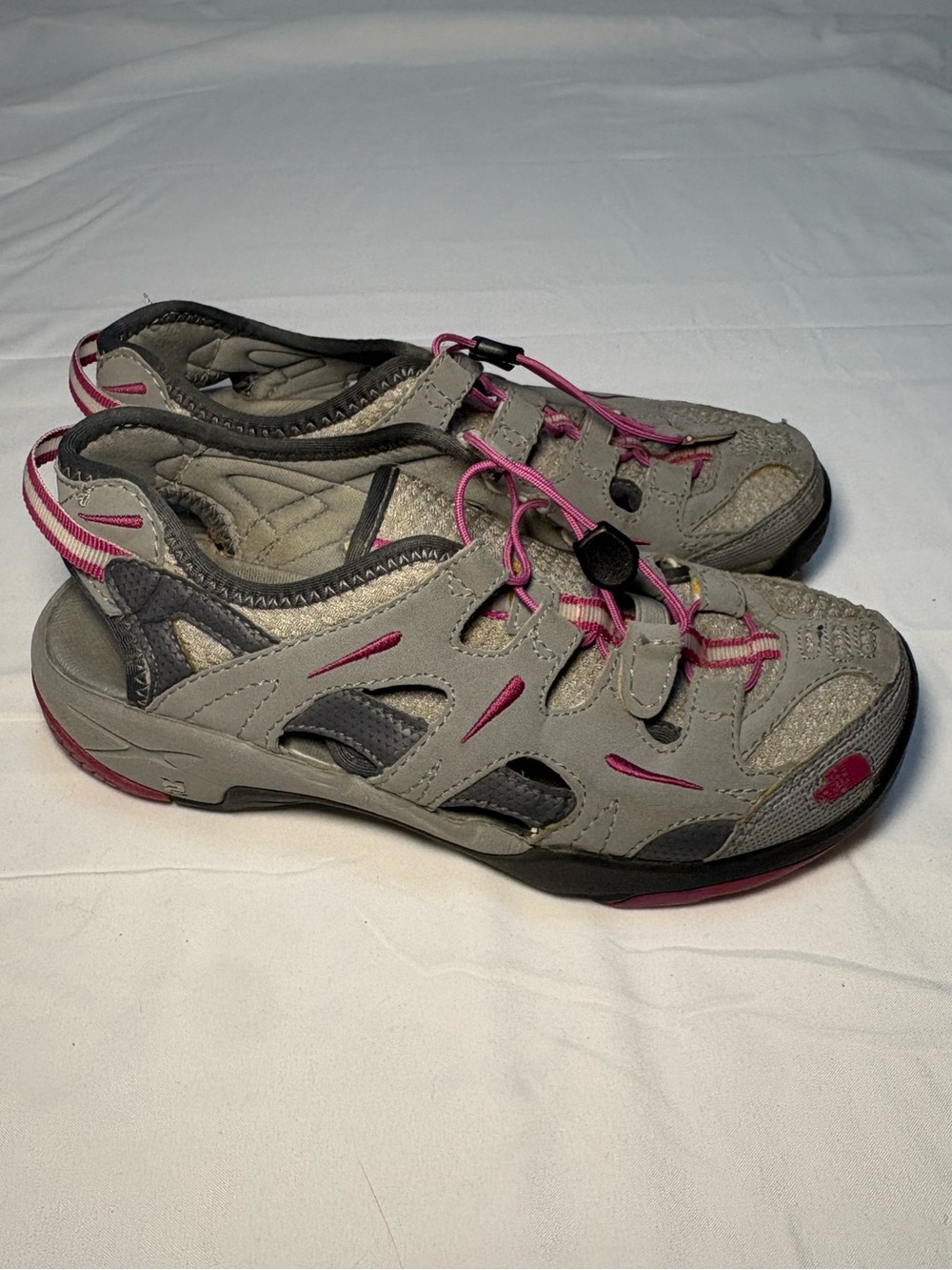The North Face Hedgefrog Pink Grey Hybrid Amphibious Sandals Water Shoes Outdoor